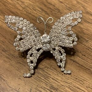 Sparkling Butterfly Brooch